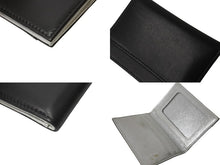Load image into Gallery viewer, CHANEL シャネル ココマーク パスケース 22番台 二つ折り レザー ブラック シルバー 美品 中古 64034