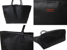 Load image into Gallery viewer, 極美品 GOYARD ゴヤール サック アンジュGM トートバッグ リバーシブル ポーチ付き キャンバス カーフスキン ブラック 中古 64036