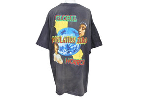 未使用 SAINT MICHAEL セントマイケル 2024 S/S TEE ON EARTH 半袖Tシャツ SM-YS8-0000-002 コットン ブラック サイズL 64040 