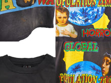 画像をギャラリービューアに読み込む, 未使用 SAINT MICHAEL セントマイケル 2024 S/S TEE ON EARTH 半袖Tシャツ SM-YS8-0000-002 コットン ブラック サイズL 64040 