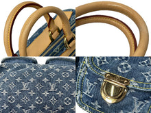 画像をギャラリービューアに読み込む, 極美品 LOUIS VUITTON ルイヴィトン ハンドバッグ ネオスピーディ M95019 モノグラムデニム ゴールド金具 中古 64042