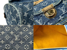 画像をギャラリービューアに読み込む, 極美品 LOUIS VUITTON ルイヴィトン ハンドバッグ ネオスピーディ M95019 モノグラムデニム ゴールド金具 中古 64042