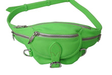 Load image into Gallery viewer, 極美品 Chrome Hearts クロムハーツ SNAT PACK スナットパック ガンスリンガーベルトウエストバッグ グリーン 中古 64046