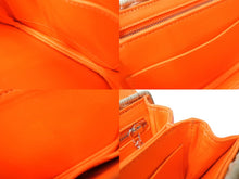 Load image into Gallery viewer, 極美品 CHROME HEARTS クロムハーツ GROW UP 2WAY BAG スモール ハンドバッグ CHクロスクロージャ― オレンジ シルバー925 中古 64047