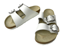 Load image into Gallery viewer, 新品未使用 CHROMEHEARTS クロムハーツ BIRKENSTOCK ビルケンシュトック ARIZONA アリゾナ サンダル ホワイト サイズUK4.5 64049
