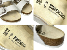 Load image into Gallery viewer, 新品未使用 CHROMEHEARTS クロムハーツ BIRKENSTOCK ビルケンシュトック ARIZONA アリゾナ サンダル ホワイト サイズUK4.5 64049