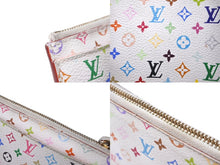 Load image into Gallery viewer, LOUIS VUITTON ルイヴィトン ポシェットクレ コインケース 村上隆 モノグラムマルチカラー ホワイト M93734 良品 中古 64053