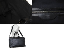 Load image into Gallery viewer, 極美品 LOUIS VUITTON ルイヴィトン ネオグリニッジ ボストンバッグ 2WAY ショルダーバッグ N41164 ブラック シルバー 中古 64056