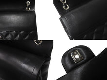 Load image into Gallery viewer, 極美品 CHANEL シャネル チェーンショルダーバッグ マトラッセ30 Wフラップラップ ブラックシルバー 19番台 中古 64059
