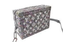 画像をギャラリービューアに読み込む, 新品同様 LOUIS VUITTON ルイヴィトン ヴァージル リサイクル ツイード ソフトトランク ショルダーバッグ グレー M58741 中古 64060