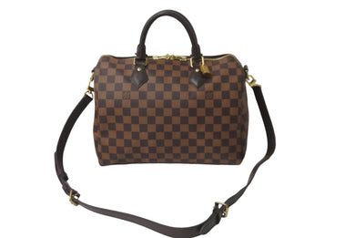 LOUIS VUITTON ルイヴィトン スピーディ バンドリエール30 2wayボストンバッグ N41367 CT4128 ダミエ ブラウン 中古 64067