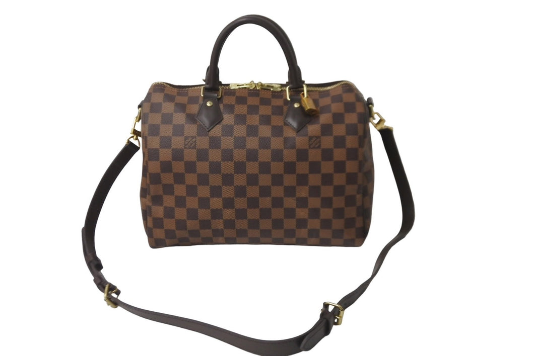 LOUIS VUITTON ルイヴィトン スピーディ バンドリエール30 2wayボストンバッグ N41367 CT4128 ダミエ ブラウン 中古 64067