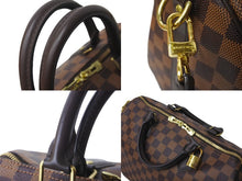 Load image into Gallery viewer, LOUIS VUITTON ルイヴィトン スピーディ バンドリエール30 2wayボストンバッグ N41367 CT4128 ダミエ ブラウン 中古 64067
