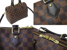 Load image into Gallery viewer, 新品同様品 LOUIS VUITTON ルイヴィトン スピーディ バンドリエール 25 ダミエ 現行モデル N40575 ブラウン 中古 64068