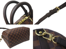 Load image into Gallery viewer, 新品同様品 LOUIS VUITTON ルイヴィトン スピーディ バンドリエール 25 ダミエ 現行モデル N40575 ブラウン 中古 64068
