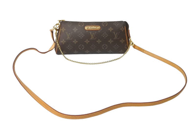 LOUIS VUITTON ルイヴィトン エヴァ ショルダーバッグ M95567 モノグラム PVC レザー ゴールド金具 美品 中古 64074