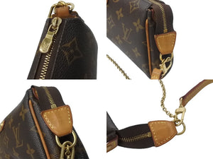 LOUIS VUITTON ルイヴィトン エヴァ ショルダーバッグ M95567 モノグラム PVC レザー ゴールド金具 美品 中古 64074