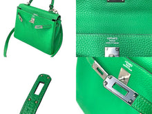 Load image into Gallery viewer, 新品同様 HERMES エルメス ケリー25 ショルダーバッグ T刻 バンブー トリヨンクレマンス シルバー金具 中古 64076