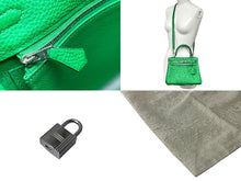 Load image into Gallery viewer, 新品同様 HERMES エルメス ケリー25 ショルダーバッグ T刻 バンブー トリヨンクレマンス シルバー金具 中古 64076
