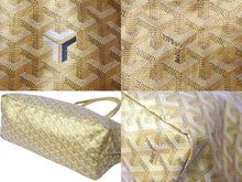 Load image into Gallery viewer, 極美品 GOYARD ゴヤール サンルイPM トートバッグ 2021限定カラー ゴールド コーティングキャンバス レザー 美品 中古 64083