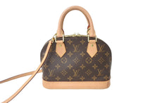 Load image into Gallery viewer, LOUIS VUITTON ルイヴィトン アルマBB 2WAYハンドバッグ 現行モデル M46990 モノグラム ゴールド金具 美品 中古 64085