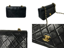 Load image into Gallery viewer, CHANEL シャネル ミニマトラッセ チェーンショルダーバッグ 1番台 ブラック ゴールド金具 良品 中古 64089