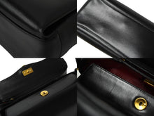 Load image into Gallery viewer, GUCCI オールドグッチ バンブー ショルダーバッグ ハンドバッグ 000 406 0175 レザー ブラック ブラウン 美品 中古 64091