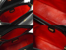Load image into Gallery viewer, GUCCI オールドグッチ バンブー ショルダーバッグ ハンドバッグ 000 406 0175 レザー ブラック ブラウン 美品 中古 64091