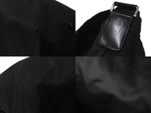 画像をギャラリービューアに読み込む, PRADA プラダ メッセンジャーバッグ ショルダーバック BT0696 ナイロン ブラック NERO シルバー金具 美品 中古 64094 