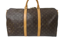 Load image into Gallery viewer, LOUIS VUITTON ルイヴィトン キーポルバンドリエール 50 ボストンバッグ M41416 モノグラム ブラウン PVC レザー 美品 中古 64095
