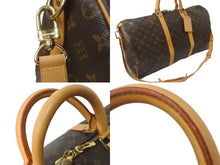 Load image into Gallery viewer, LOUIS VUITTON ルイヴィトン キーポルバンドリエール 50 ボストンバッグ M41416 モノグラム ブラウン PVC レザー 美品 中古 64095