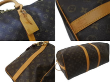 Load image into Gallery viewer, LOUIS VUITTON ルイヴィトン キーポルバンドリエール 50 ボストンバッグ M41416 モノグラム ブラウン PVC レザー 美品 中古 64095