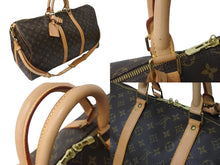Load image into Gallery viewer, LOUIS VUITTON ルイヴィトン キーポルバンドリエール55 ボストンバッグ M41414 モノグラム PVC レザー ブラウン 美品 中古 64099