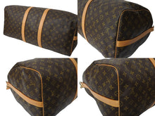 Load image into Gallery viewer, LOUIS VUITTON ルイヴィトン キーポルバンドリエール55 ボストンバッグ M41414 モノグラム PVC レザー ブラウン 美品 中古 64099