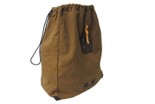 Load image into Gallery viewer, LOUISVUITTON ルイヴィトン 付属品 巾着バッグ ネームタグ ウィズホール ギャルソンコラボ キャンバス レザー ブラウン ゴールド 美品 中古 64101