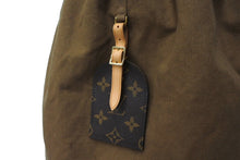 Load image into Gallery viewer, LOUISVUITTON ルイヴィトン 付属品 巾着バッグ ネームタグ ウィズホール ギャルソンコラボ キャンバス レザー ブラウン ゴールド 美品 中古 64101