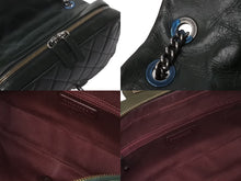 Load image into Gallery viewer, CHANEL シャネル チェーンショルダーバッグ ココマーク 19番台 2014年 カーフスキン グリーン シルバー金具 美品 中古 64106