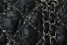 Load image into Gallery viewer, CHANEL シャネル パリビザンス マトラッセ チェーンショルダーバッグ ココマーク 14番台 ブラック ナイロン レザー 美品 中古 64107