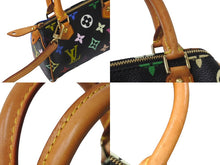 Load image into Gallery viewer, 極美品 LOUIS VUITTON ルイヴィトン ハンドバッグ M92644 ミニスピーディ モノグラムマルチカラー ブラック ゴールド 中古 64110