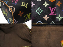 Load image into Gallery viewer, 極美品 LOUIS VUITTON ルイヴィトン ハンドバッグ M92644 ミニスピーディ モノグラムマルチカラー ブラック ゴールド 中古 64110