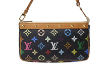 Load image into Gallery viewer, 極美品 LOUIS VUITTON ルイヴィトン モノグラムマルチ ポシェット アクセソワ―ル M92648 村上隆 ブラック 中古 64111
