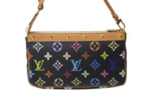 Load image into Gallery viewer, 極美品 LOUIS VUITTON ルイヴィトン モノグラムマルチ ポシェット アクセソワ―ル M92648 村上隆 ブラック 中古 64111