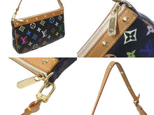 Load image into Gallery viewer, 極美品 LOUIS VUITTON ルイヴィトン モノグラムマルチ ポシェット アクセソワ―ル M92648 村上隆 ブラック 中古 64111