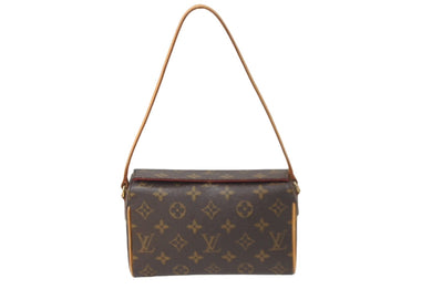 LOUIS VUITTON ルイヴィトン ハンドバッグ レシタル モノグラムキャンバス M51900 ブラウン 美品 中古 64113
