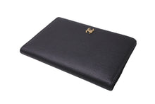 Load image into Gallery viewer, CHANEL シャネル 二つ折り財布 6番台 ココマーク レザー ブラック ゴールド カードポケット コインケース 良品 中古 64114