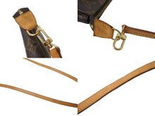 Load image into Gallery viewer, LOUIS VUITTON ルイヴィトン ハンドバッグ ポシェット アクセソワール 村上隆 M51981 パンダ モノグラム ゴールド金具 美品 中古 64115