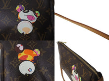 Load image into Gallery viewer, LOUIS VUITTON ルイヴィトン ハンドバッグ ポシェット アクセソワール 村上隆 M51981 パンダ モノグラム ゴールド金具 美品 中古 64115
