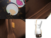 Load image into Gallery viewer, LOUIS VUITTON ルイヴィトン ハンドバッグ ポシェット アクセソワール 村上隆 M51981 パンダ モノグラム ゴールド金具 美品 中古 64115