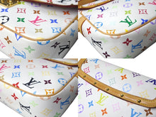 Load image into Gallery viewer, LouisVuitton ルイヴィトン ソローニュ ショルダーバッグ モノグラムマルチカラー M92661 ホワイト ゴールド金具 美品 中古 64117