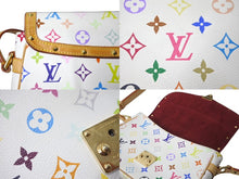 Load image into Gallery viewer, LouisVuitton ルイヴィトン ソローニュ ショルダーバッグ モノグラムマルチカラー M92661 ホワイト ゴールド金具 美品 中古 64117